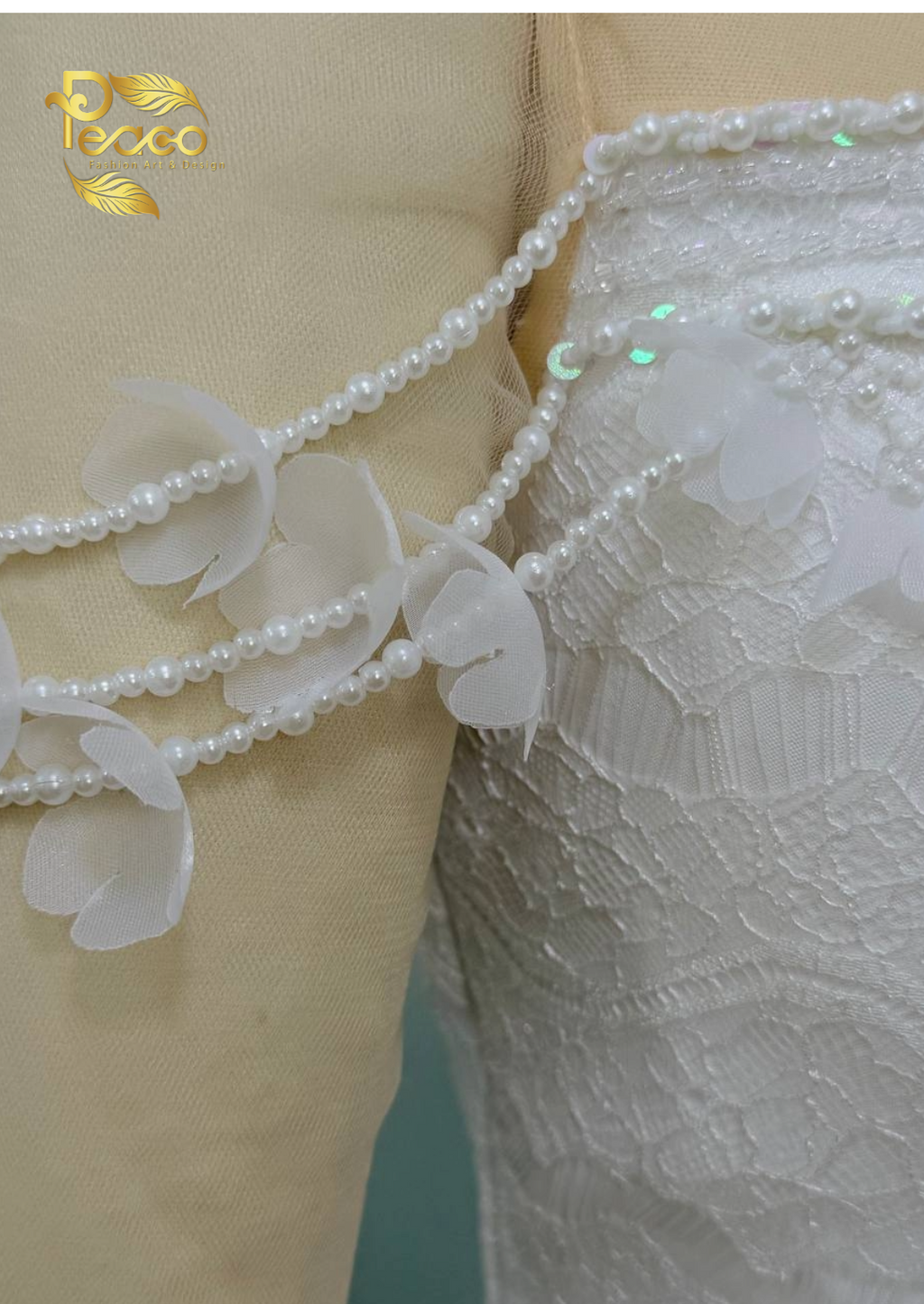 Traditional Hand-Beaded Silk Bridal & Signing Ceremony Costume